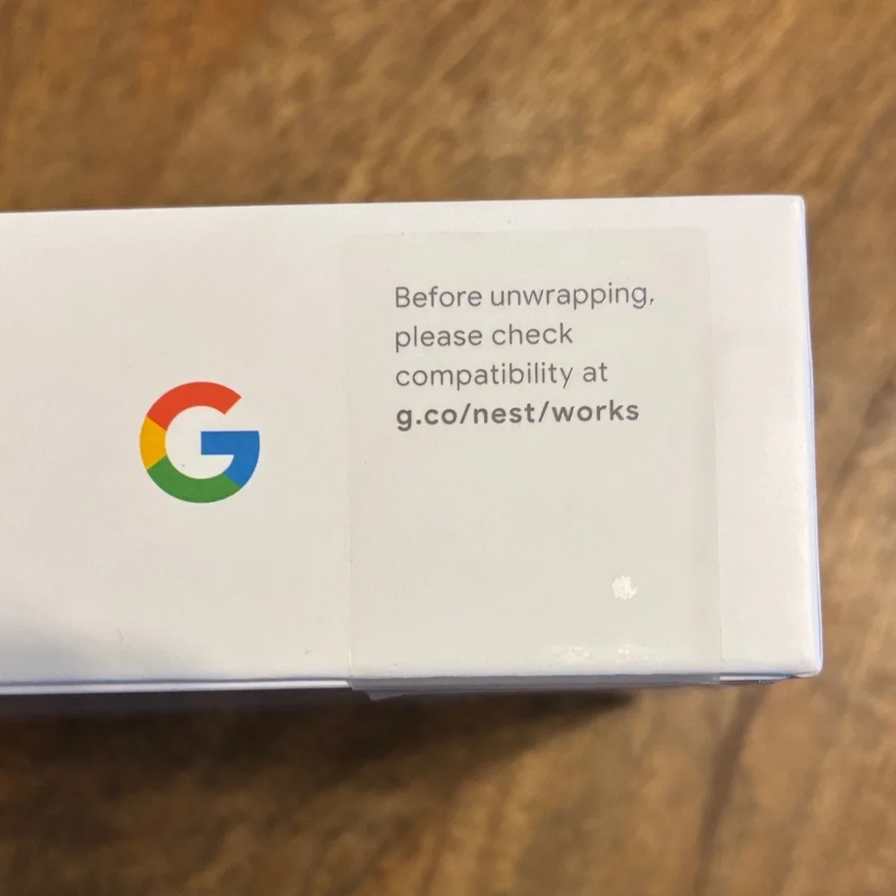 Google Nest Thermostat - Snow